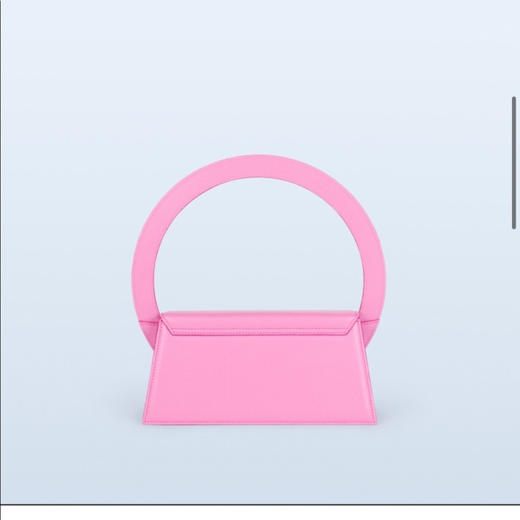 Jacquemes Le Sac Rond bag in pink - Picture 3 of 10